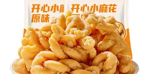 黄老五 开心小麻花 原味麻花碎 560g*3袋 3种口味  19.9元包邮