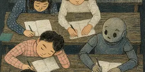 语文课被AI入侵？小学生用它写作文，老师拿它改作文
