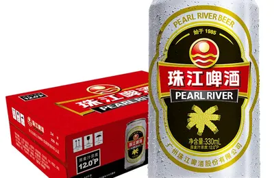 珠江啤酒 12度老珠江 330mL*12罐   25.73元包邮
