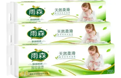 雨森妇婴卷纸6层加厚卫生纸 6层 58.3g/卷*48卷（4提） 24.9元包邮