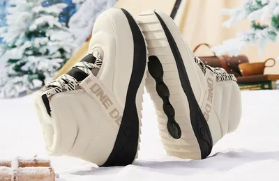 361° 绒雪 加绒加厚  男款高帮防水防滑雪地靴  104元起