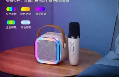 话筒音箱一体麦 ktv套装  20.9元包邮