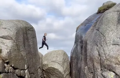 挪威“奇迹石” 勇敢者的挑战！