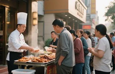 酒店摆摊的B面：夫妻店受影响，超市熟食区告急