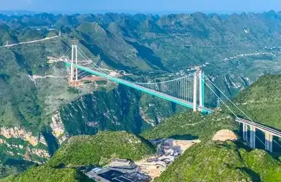 这是贵州的、中国的、世界的第一高桥！